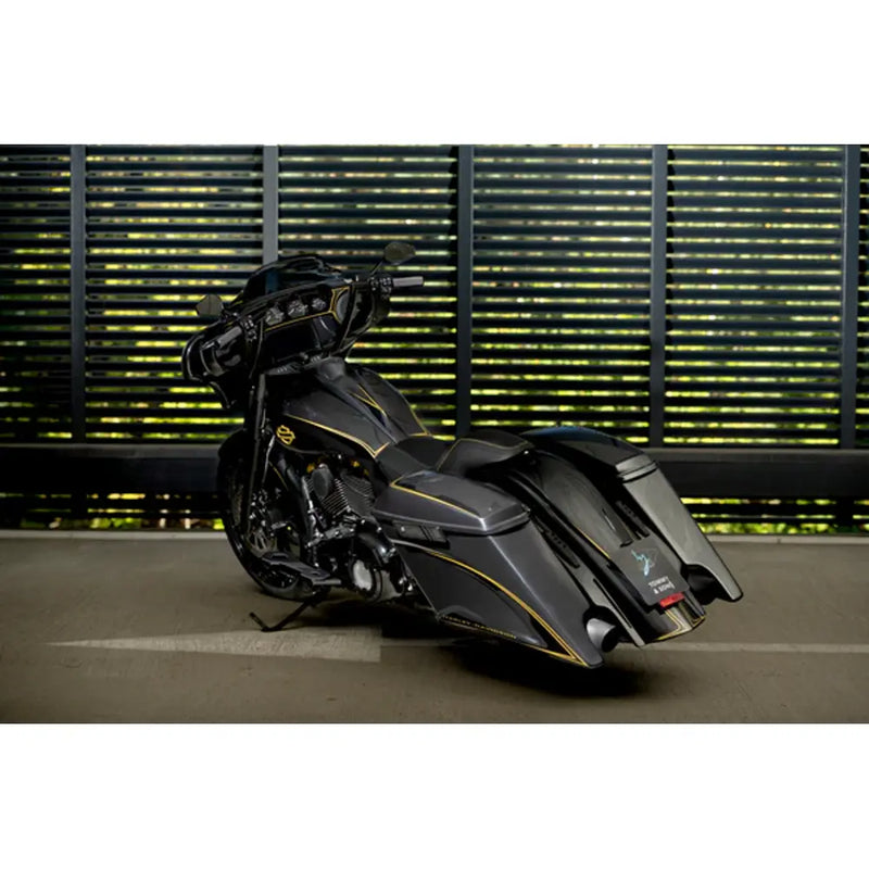 Tommy & Sons Magnus 7" Corpi sella allungati per Harley