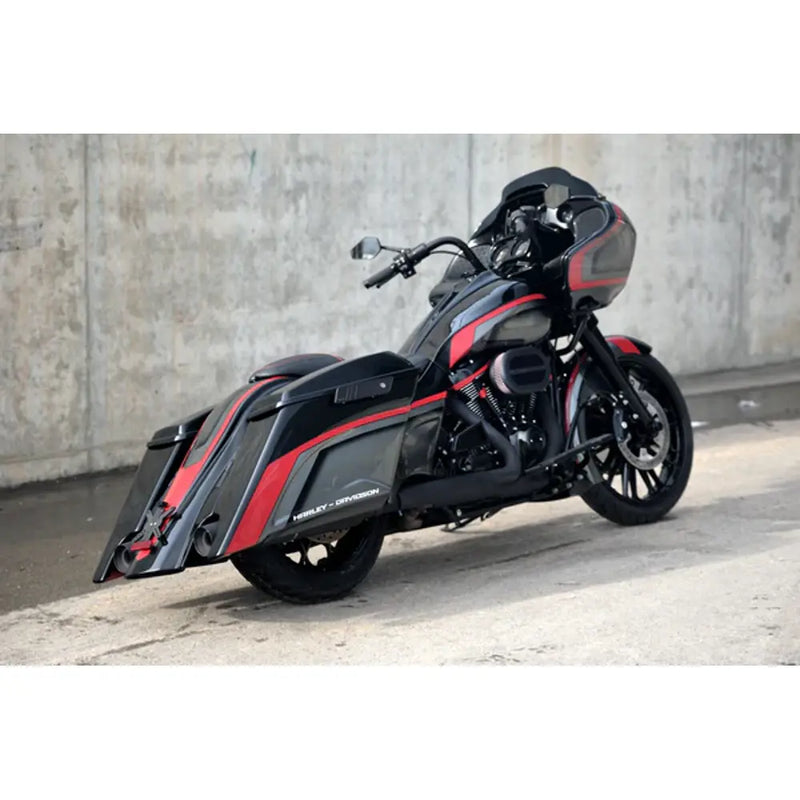 Tommy & Sons Magnus 7" Corpi sella allungati per Harley