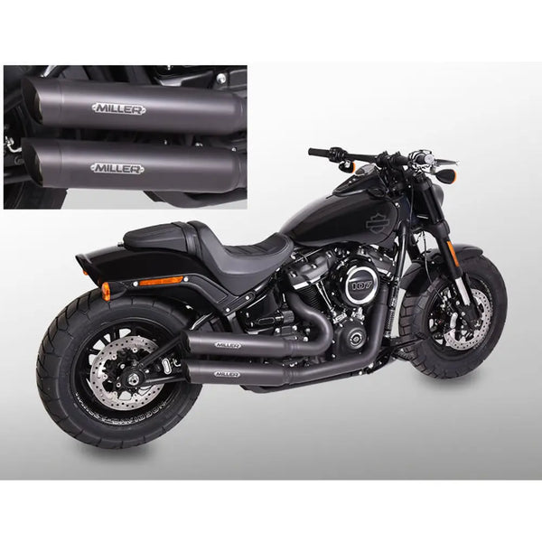 Sistema di scarico Miller Bronco Euro 4 per Harley