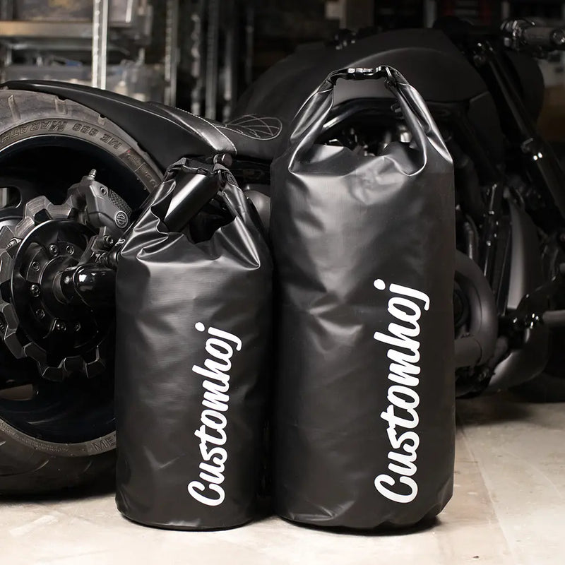 Customhoj Borsa Dry Bag Roll Top per moto Sissy Bar