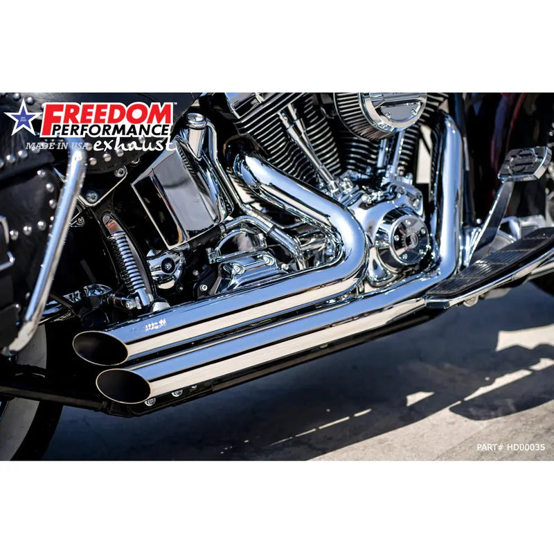 Freedom Performance Emendamento Scarico laterale Slash per Harley