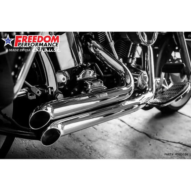 Freedom Performance Dichiarazione Thorcat approvata CE Scarico Turn Outs per Harley