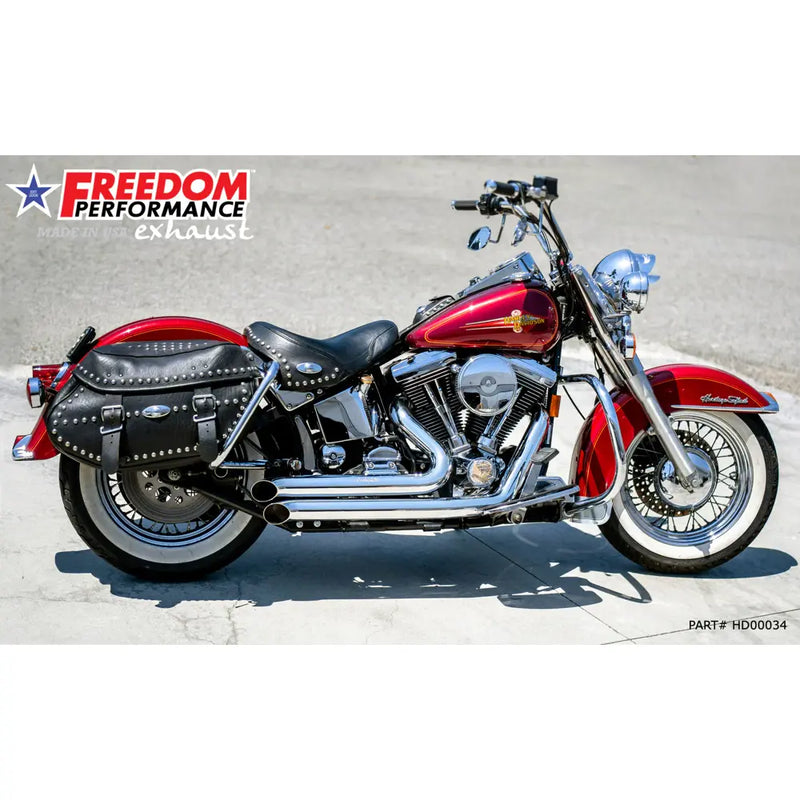 Freedom Performance Dichiarazione Thorcat approvata CE Scarico Turn Outs per Harley