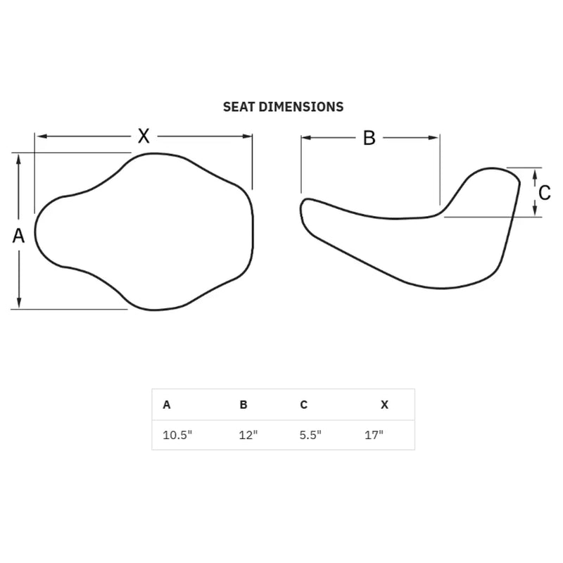 Saddlemen Knuckle Renegade Solo Seat per Indian