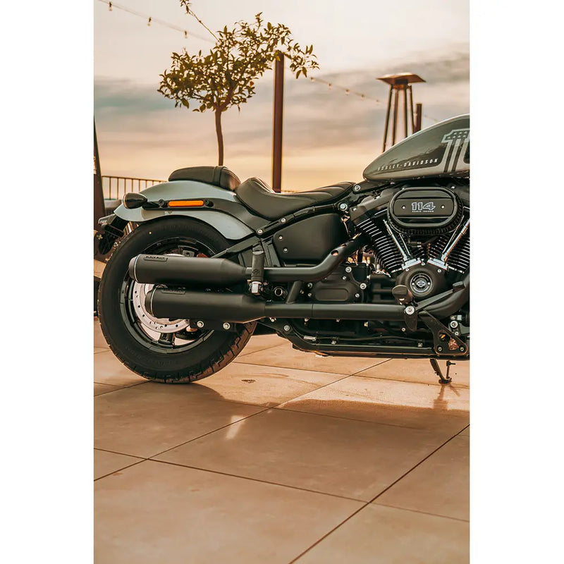 Silenziatori Slip-On Black Duck Bombardier EC Euro Approved per Harley