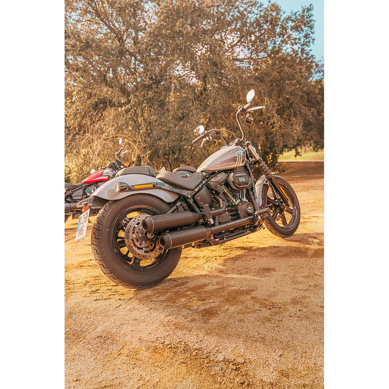 Silenziatori Slip-On Black Duck Bombardier EC Euro Approved per Harley