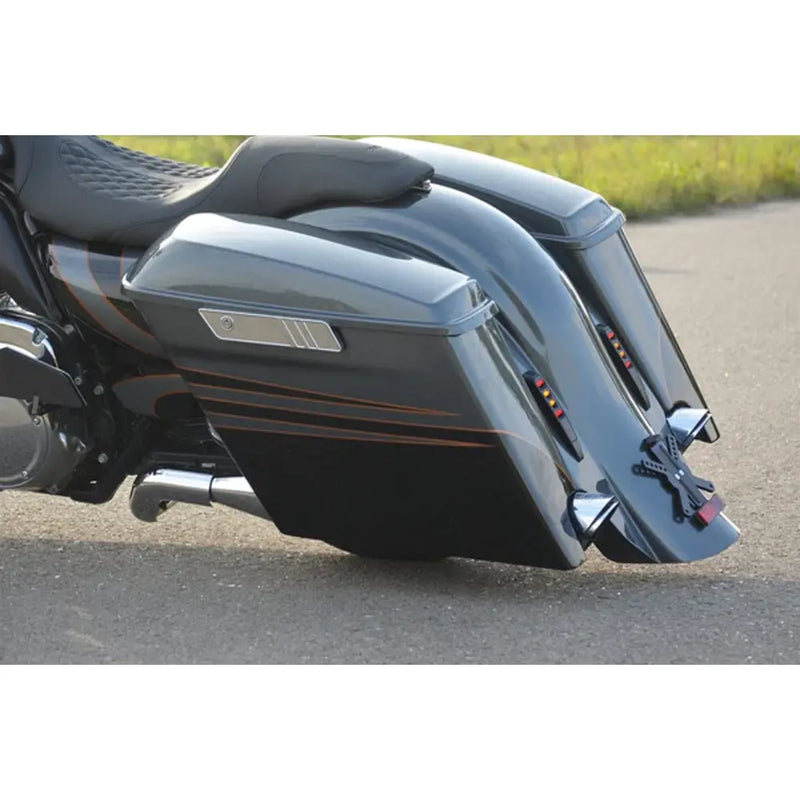 Tommy & Sons 4" Corpi di borse allungate per Harley