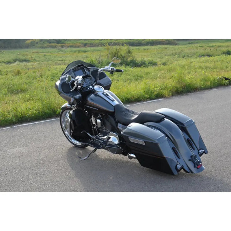 Tommy & Sons 4" Corpi di borse allungate per Harley