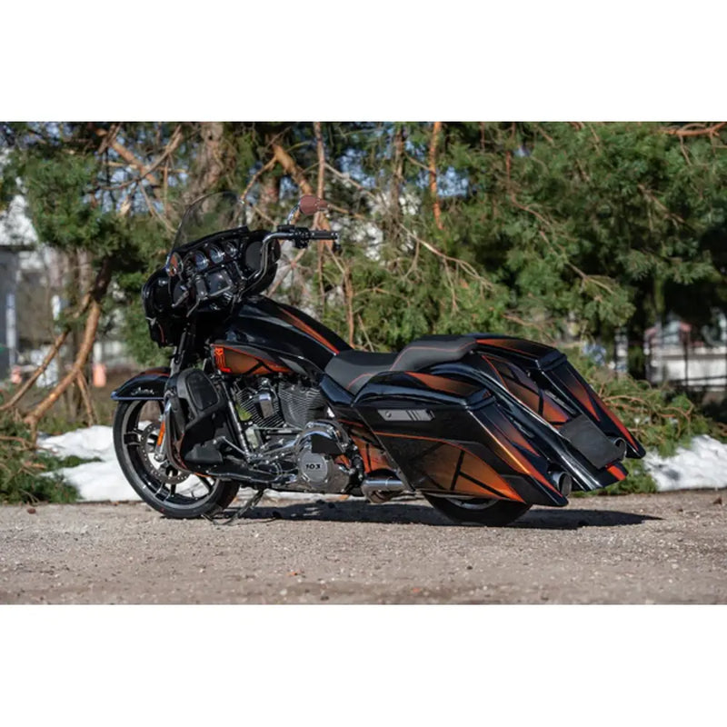 Tommy & Sons Magnus 7" Corpi sella allungati per Harley