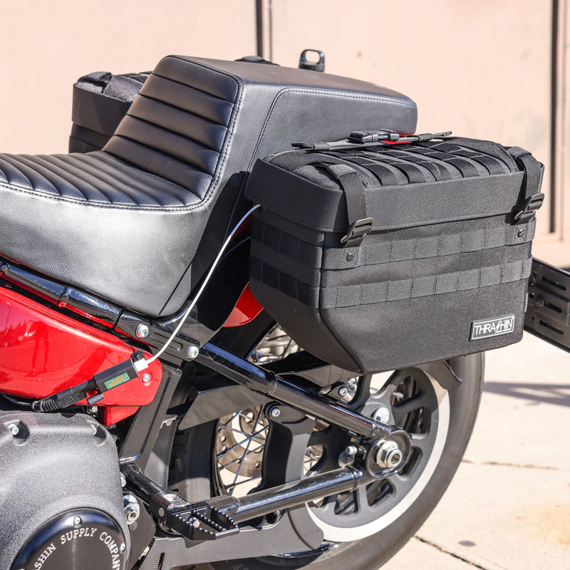 Thrashin Supply Expedition Set di borse laterali per moto da 21 litri
