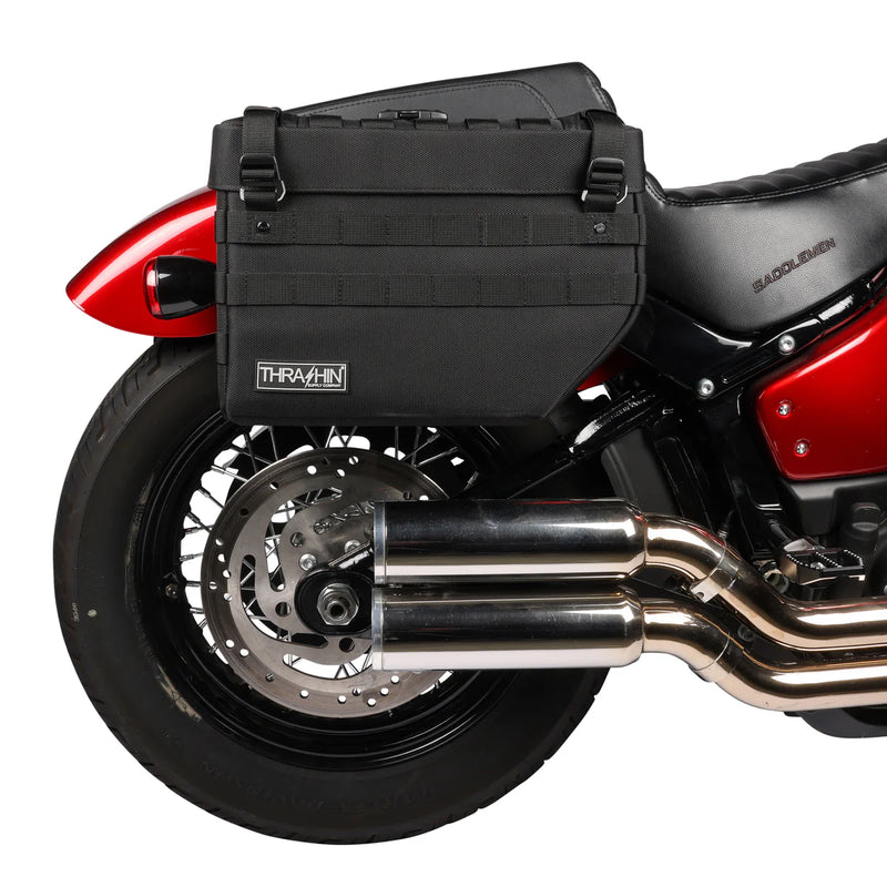 Thrashin Supply Expedition Set di borse laterali per moto da 21 litri