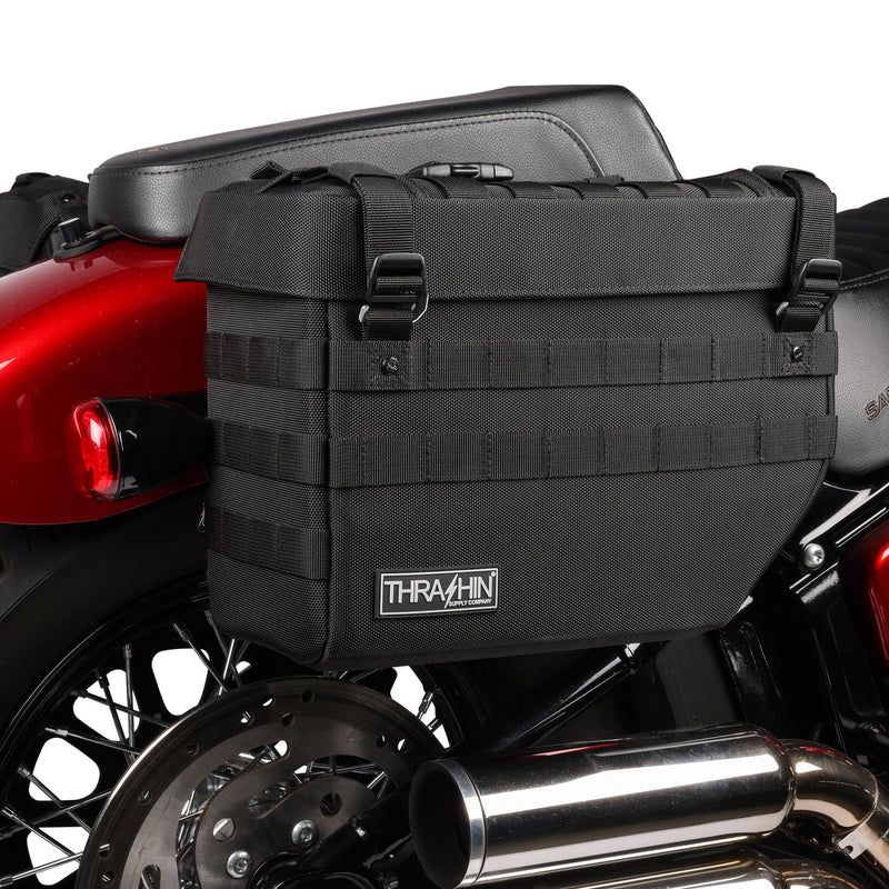 Thrashin Supply Expedition Set di borse laterali per moto da 21 litri