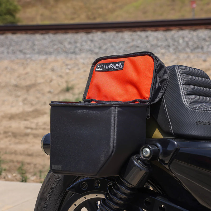Thrashin Supply Mini Essential Set di borse laterali per moto da 8 litri
