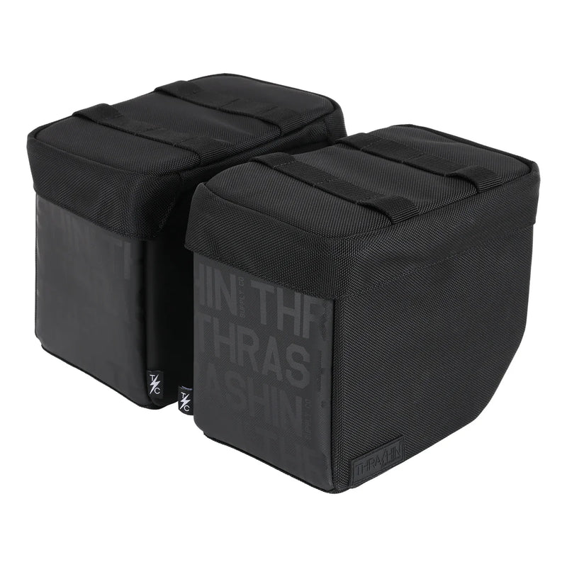 Thrashin Supply Mini Essential Set di borse laterali per moto da 8 litri