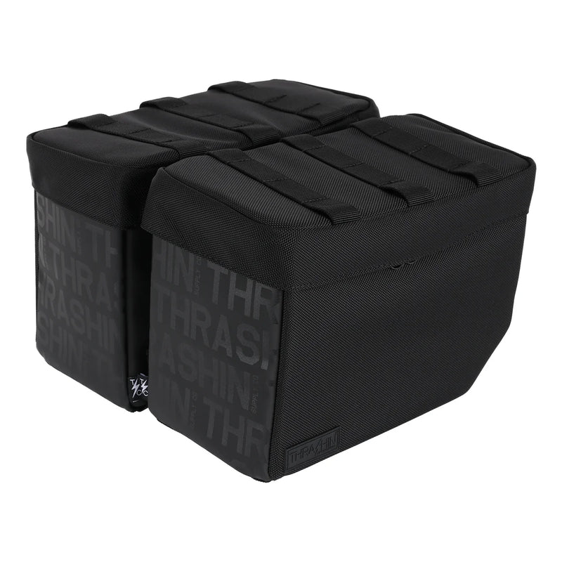 Thrashin Supply Set di borse laterali per moto Throw-Over Essential Base 10L