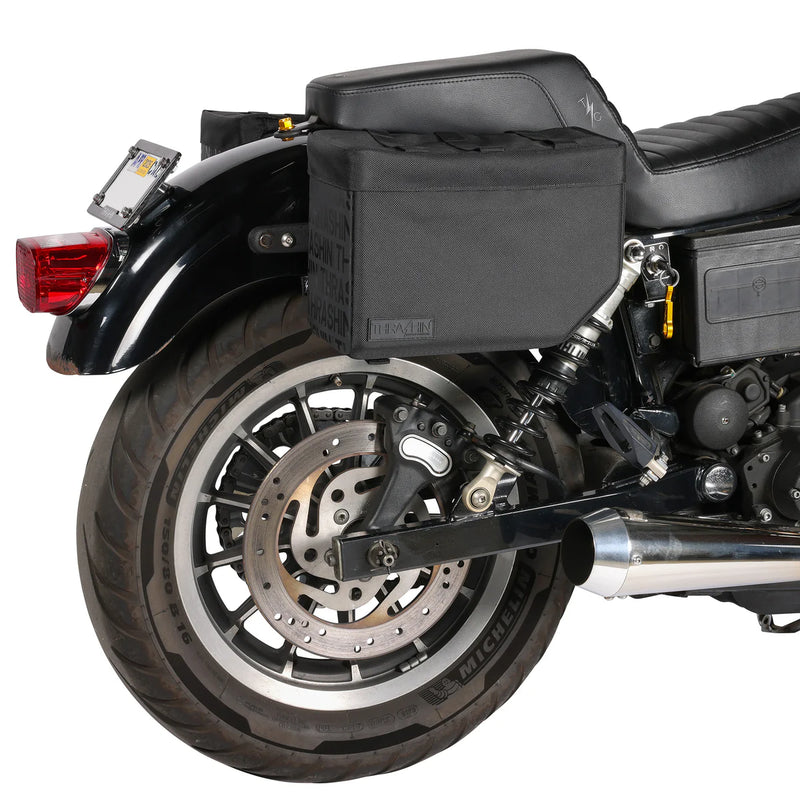 Set di borse laterali per moto Thrash Supply Escape Base 18L Throw-Over