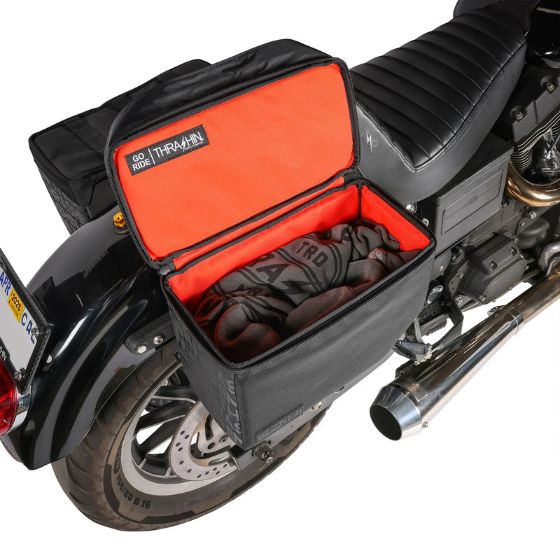 Set di borse laterali per moto Thrash Supply Escape Base 18L Throw-Over