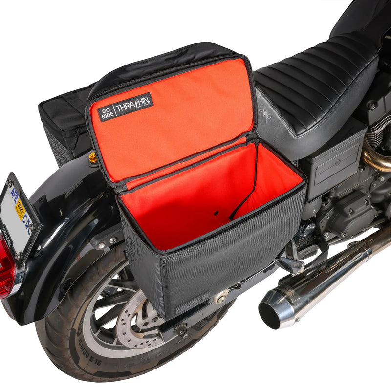 Set di borse laterali per moto Thrash Supply Escape Base 18L Throw-Over