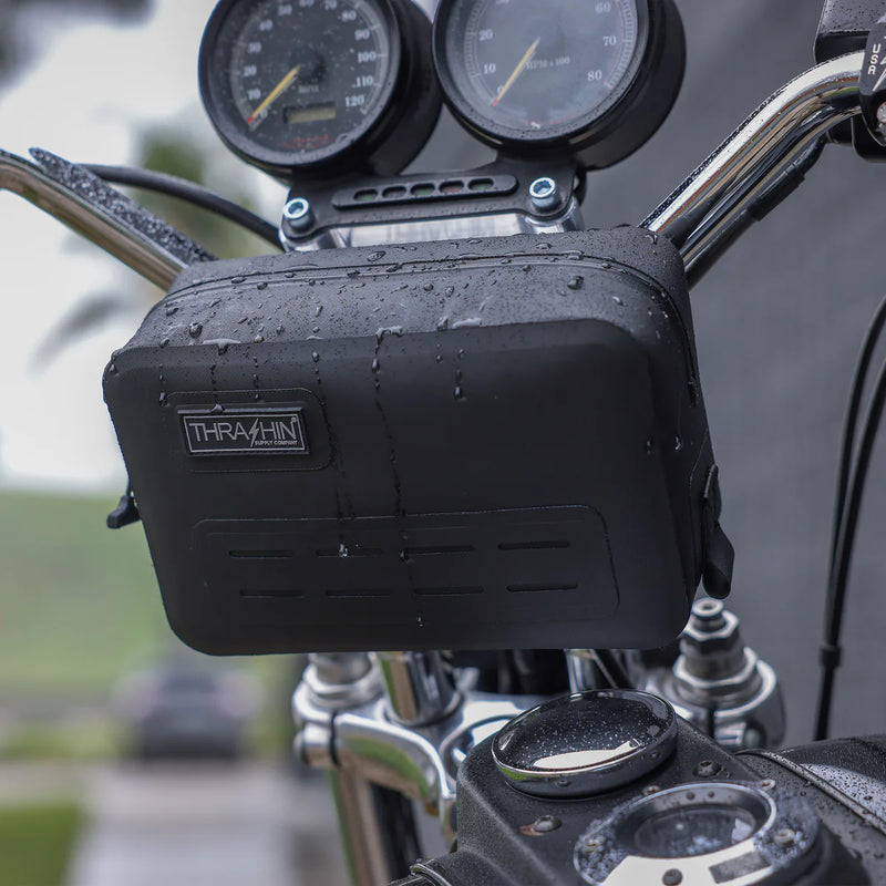 Borsa impermeabile per manubrio moto Thrashin Supply