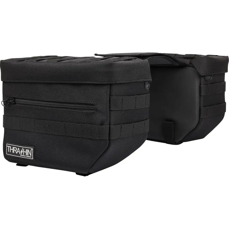 Thrashin Supply Set di borse laterali per moto Essential 10L Throw-Over