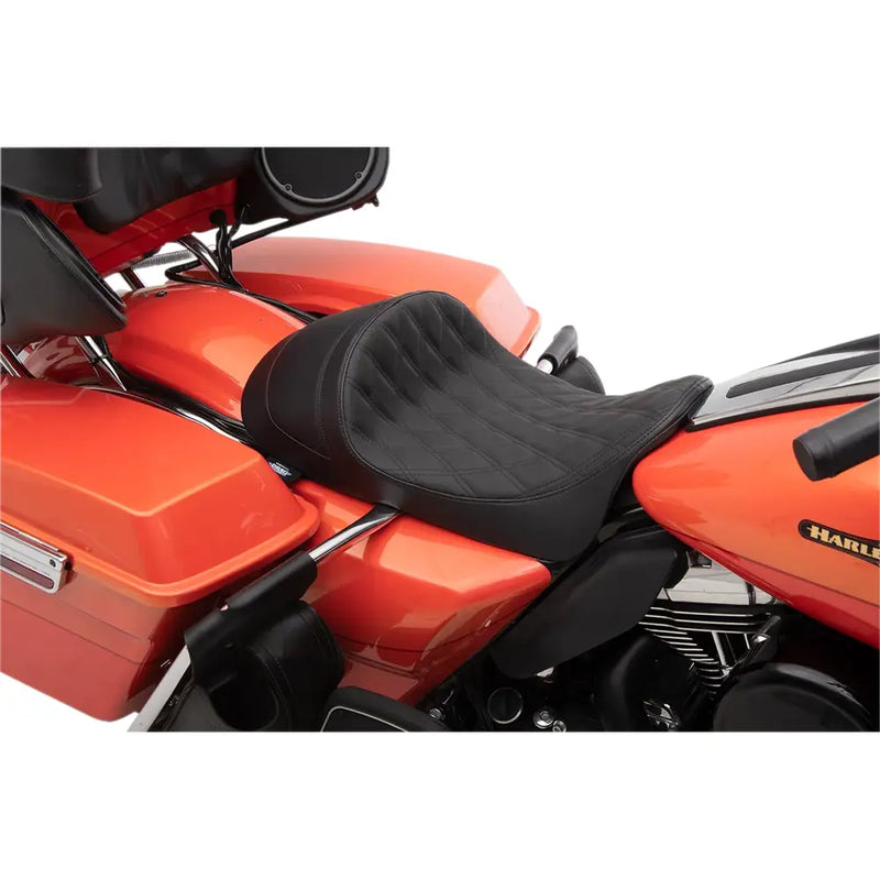 Drag Specialties Sella monoposto ribassata EZ-ON per Harley