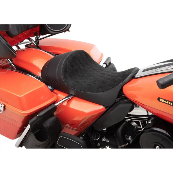 Drag Specialties Sella monoposto ribassata EZ-ON per Harley