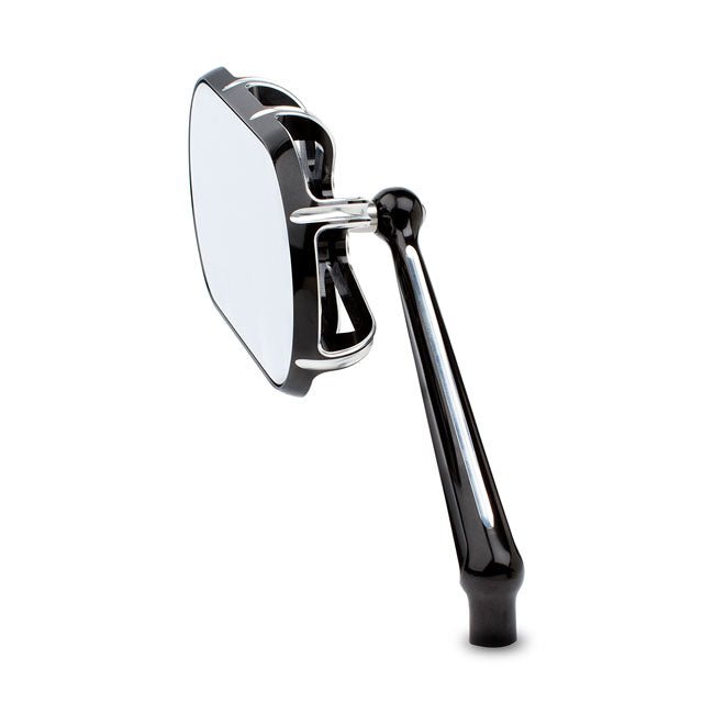 Arlen Ness 10 - Gauge Caged Motorcycle Mirror Chrome Right - Customhoj