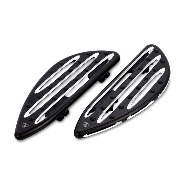Arlen Ness Deep Cut Driver Floorboards for Indian 14 - 20 Indian Chief, Chieftain, Springfield, Roadmaster Chrome - Customhoj