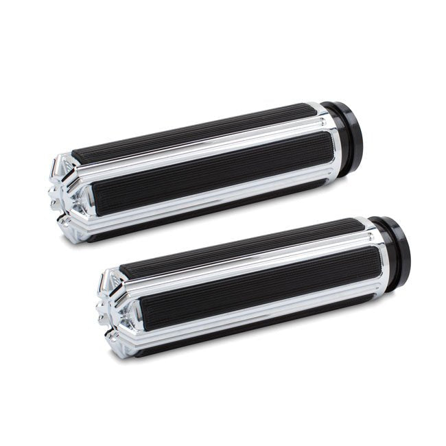 Arlen Ness Fusion Billet 10-Gauge Grips HD TBW Chrome