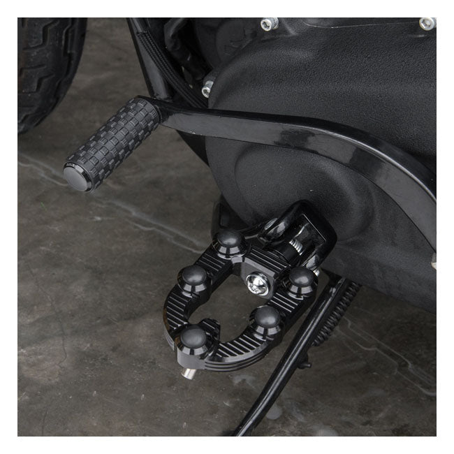 Arlen Ness MX Footpegs for Harley Ness footpeg mounts Gold - Customhoj