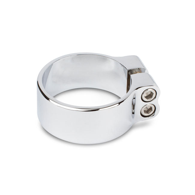 Arlen Ness Super Muffler Clamp 2.5" for Harley 17-25 Touring / Chrome  - Customhoj