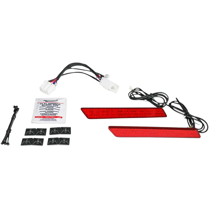 Custom Dynamics Luci LED a doppia intensità con chiusura a scatto per borse laterali Harley