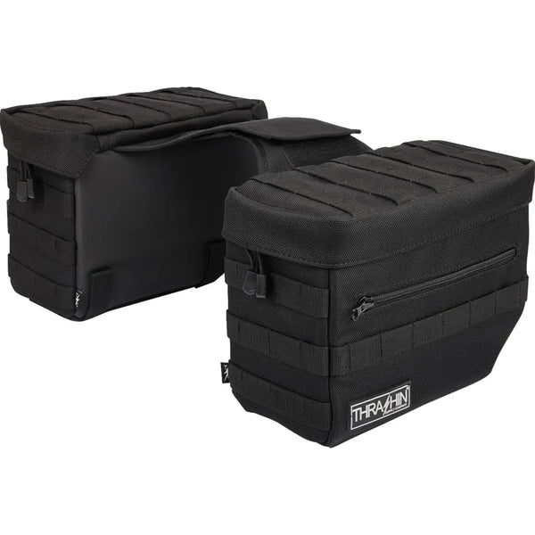 Thrashin Supply Set di borse laterali per moto Essential 10L Throw-Over