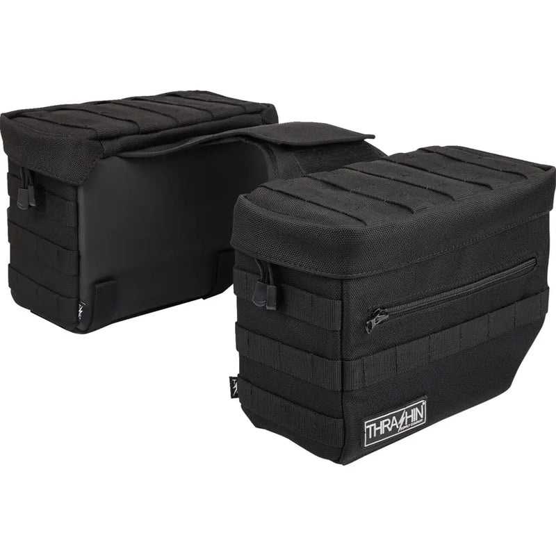 Thrashin Supply Set di borse laterali per moto Essential 10L Throw-Over