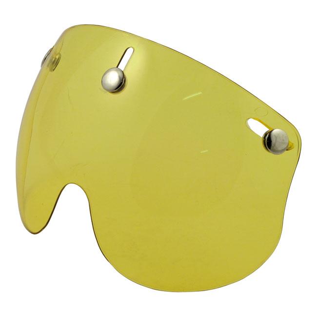 Bandit Jet Short Visor for Open Helmets Yellow