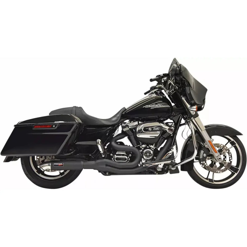 Bassani Road Rage II Hot Rod Turn Out 2-into-1 Exhaust System for Harley 17-24 Touring (excl. CVO) / Black  - Customhoj