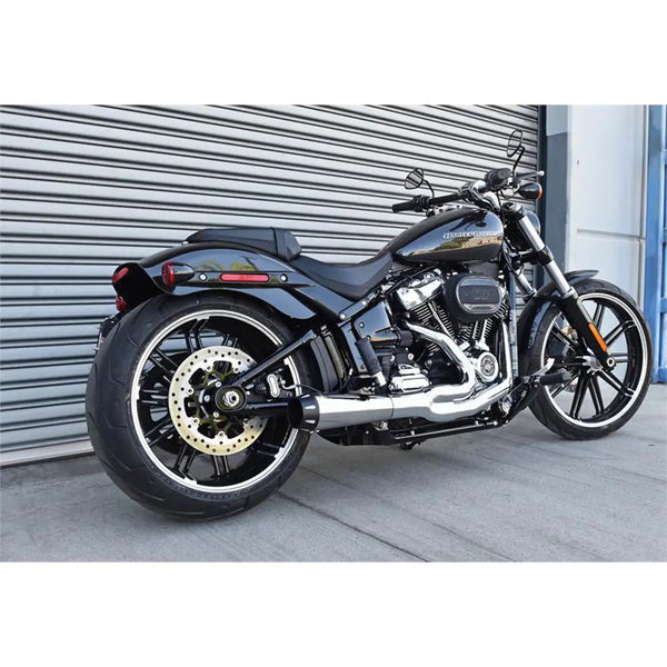 Bassani Road Rage Short Megaphone 2-into-1 Exhaust System for Harley  - Customhoj