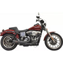 Bassani The Ripper Short 2-into-1 Exhaust System for Harley 91-05 Dyna with mid controls / Black  - Customhoj