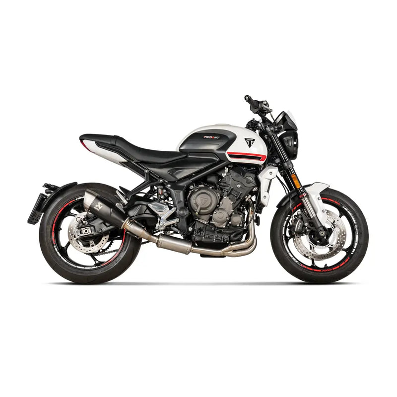 Sistema di scarico Akrapovic Racing Line per Triumph