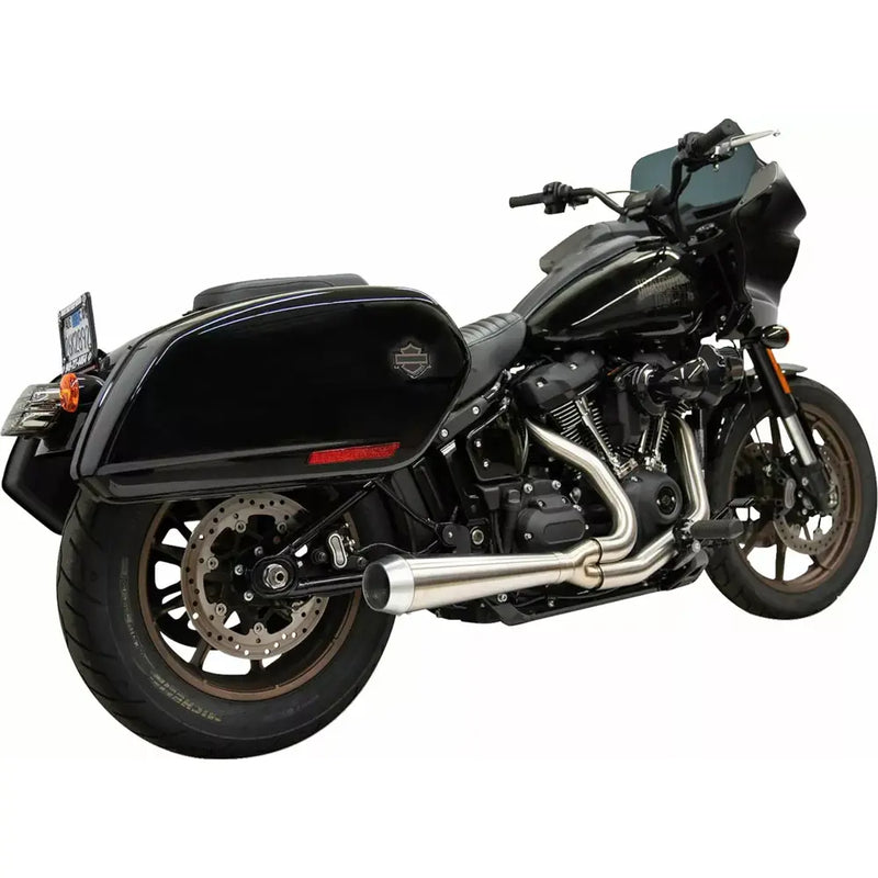 Sistema di scarico Bassani Road Rage III Stainless 2-into-1 per Harley