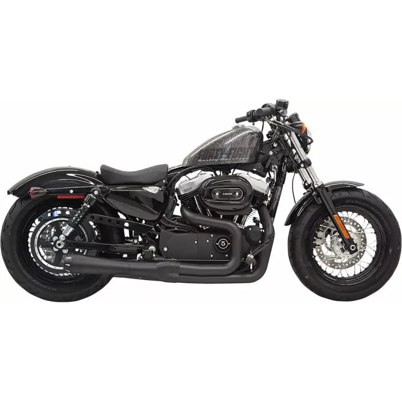 Sistema di scarico Bassani Road Rage II Mega Power 2-into-1 per Harley