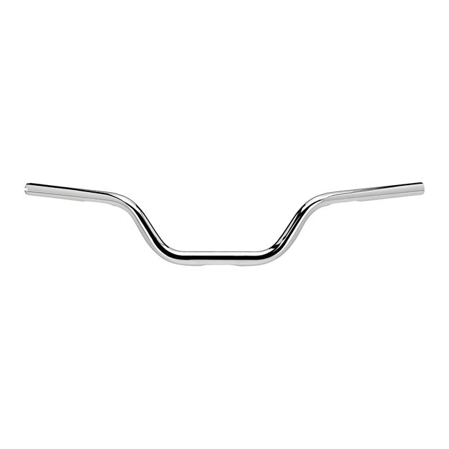 Biltwell 1-1/8" Tracker High O/S Motorcycle Handlebars Chrome / E-Throttle