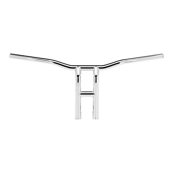 Biltwell 1-1/8" Tyson XL Pullback Motorcycle Handlebars 12" Chrome / With dimples (for Harley controls)