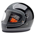 Biltwell Gringo S Motorcycle Helmet Storm Grey/Black Tracker Gloss / XS (53-54cm)  - Customhoj