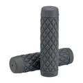 Biltwell Torker Motorcycle Grips Gray / 1" (25.4 mm) handlebars  - Customhoj