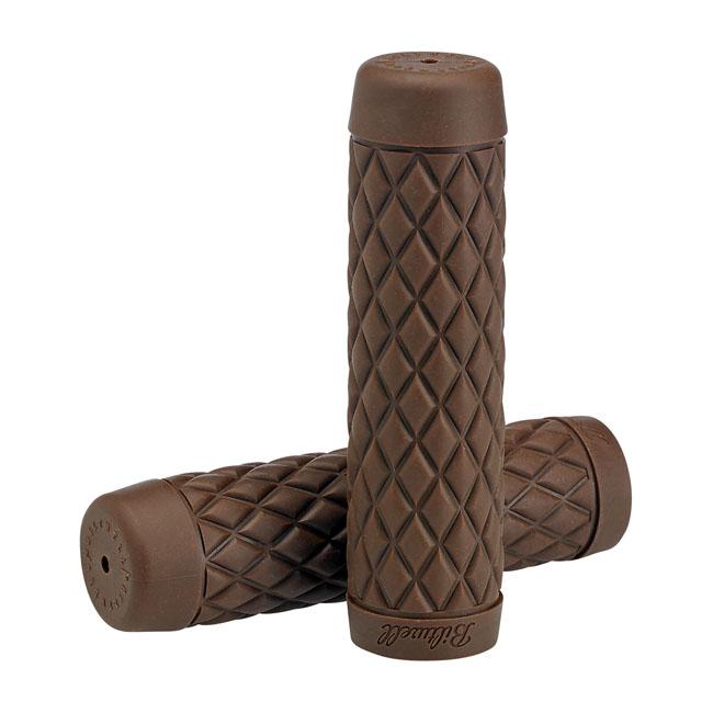 Biltwell TPV Torker Motorcycle Grips 7/8" (22mm) Chocolate