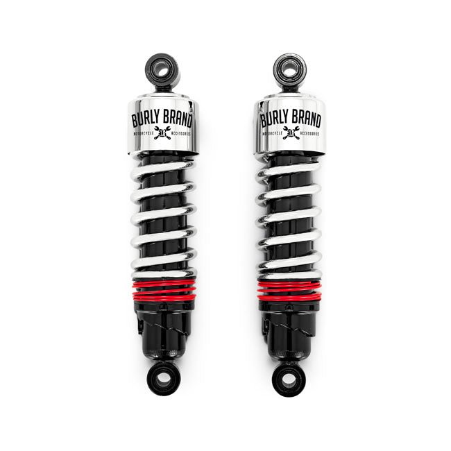 Burly Slammer Plus 11.5" Shocks Sportster 86-21 Sportster 86-03 / Chrome