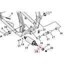 Bushing Shock Absorber Mount Softail 00-17