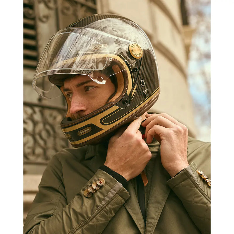 By City Roadster III Carbon Integral Motorcycle Helmet  - Customhoj