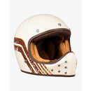 By City The Rock Retro Motocross Motorcycle Helmet  - Customhoj